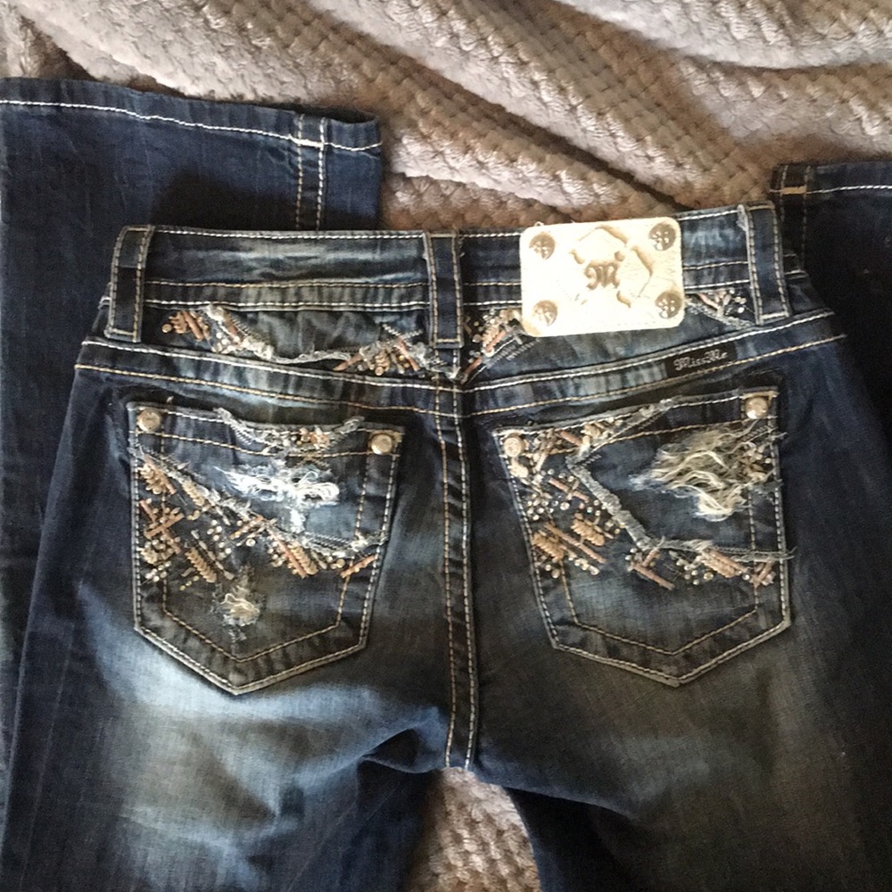 Miss Me distressed bootcut jeans